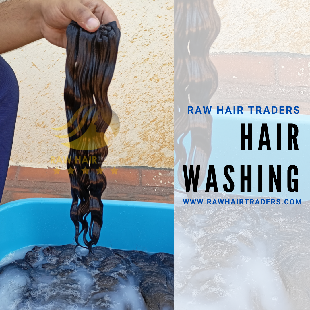 Hair Washing at Raw Hair Traders