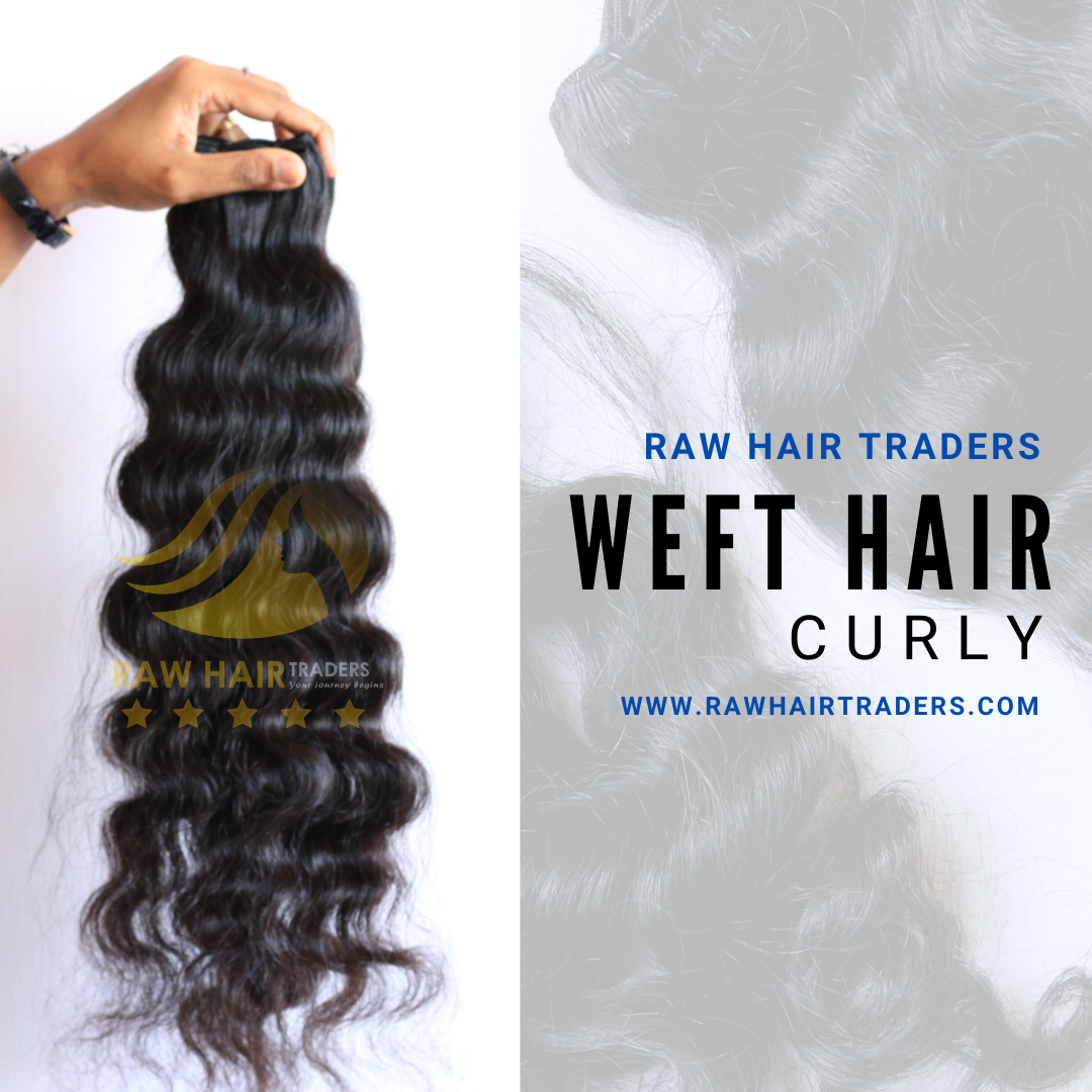 Raw Curly Hair Weft at Raw Hair Traders