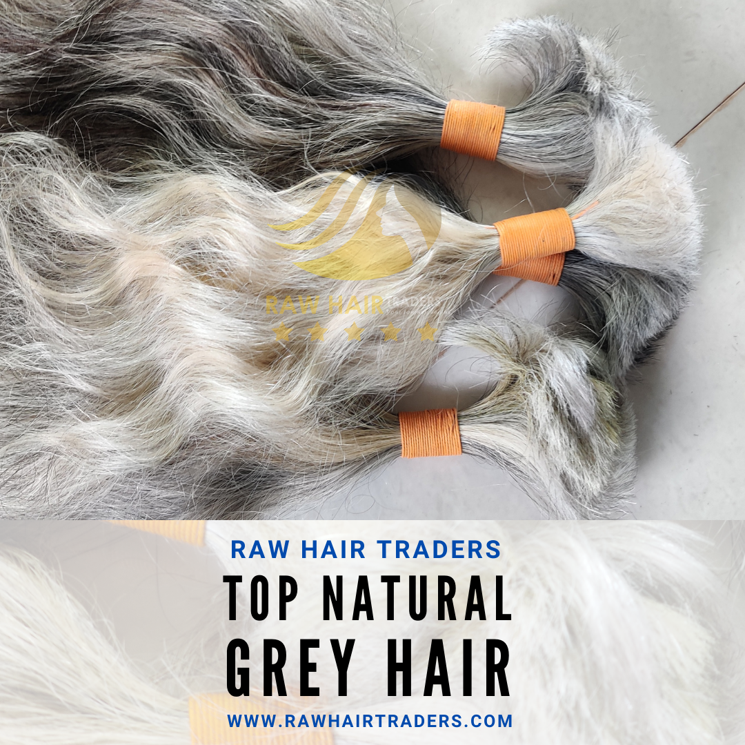 Raw Natural Grey Hair at Raw Hair Traders