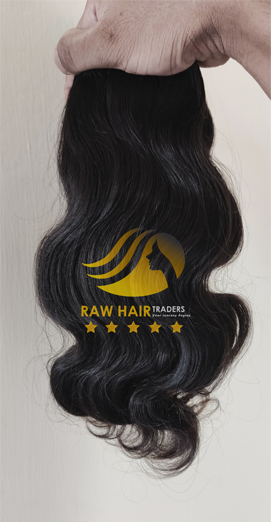 Raw Wavy Temple Hair Extensions Unprocessed Raw Hair Traders